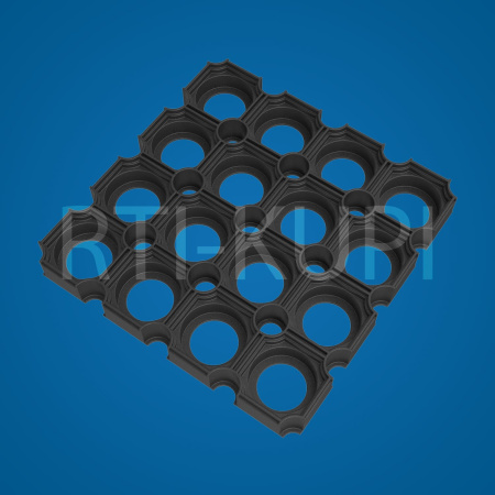 Ковер резиновый ячеистый 2000х1000х22